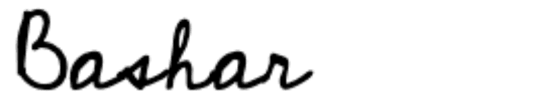 Bashar Amin signature